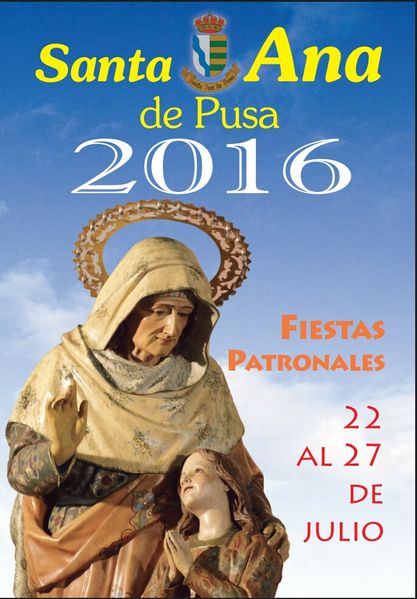 Fiestas patronales en honor a Santa Ana 2016 Santa Ana de Pusa